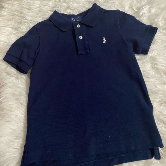 Polo Ralph Lauren Boys Navy Polo Shirt 3T